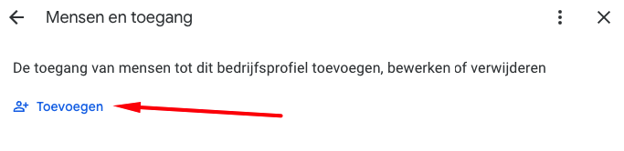 Stap 4 gebruiker toevoegen GMB deel 2