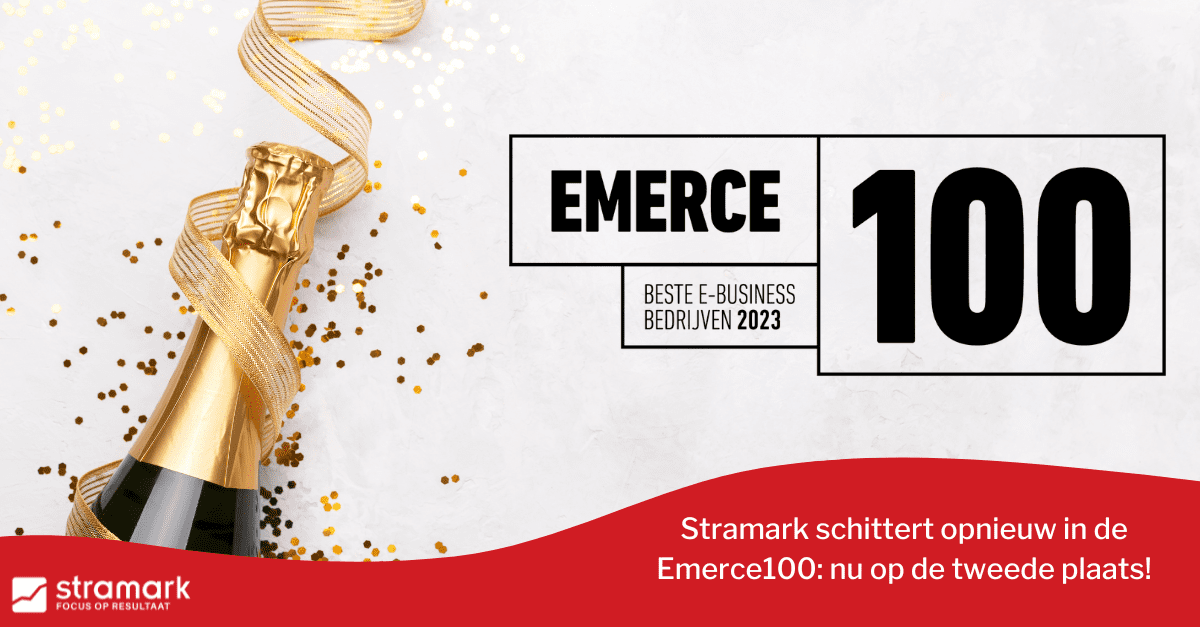 Stramark schittert opnieuw in de Emerce100 nu op de tweede plaats!