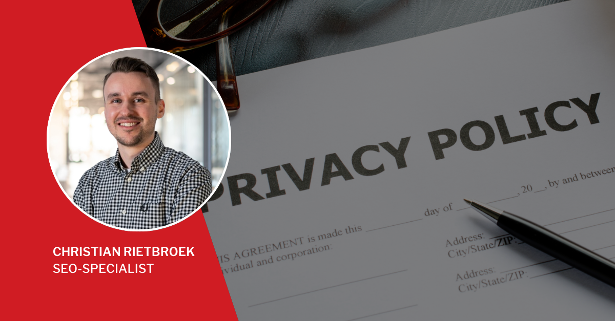 Foto van een privacyverklaring