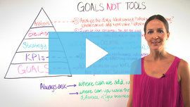 Setting Goals (Not Tools) as the Foundation of Your Marketing