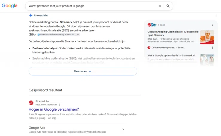 Hoog in Google Chatgpt claude gemini